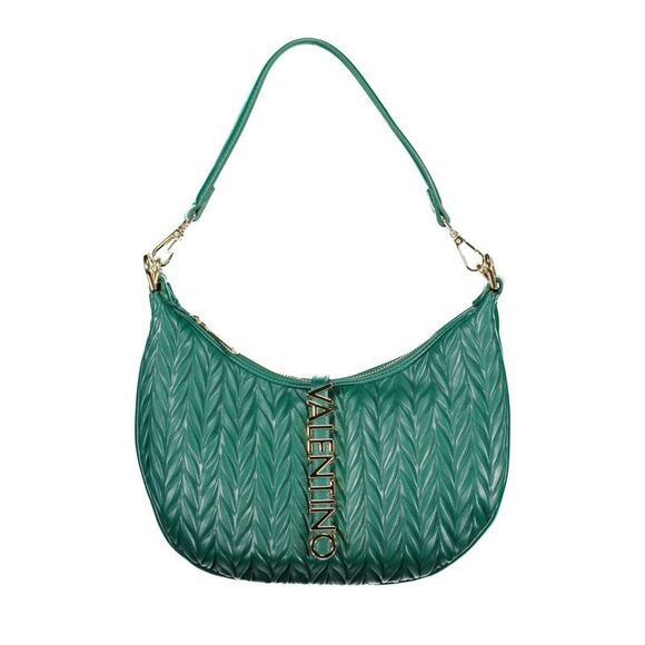 Mario Valentino Verde Polyurethane Women's Shoulder Women's Bag
